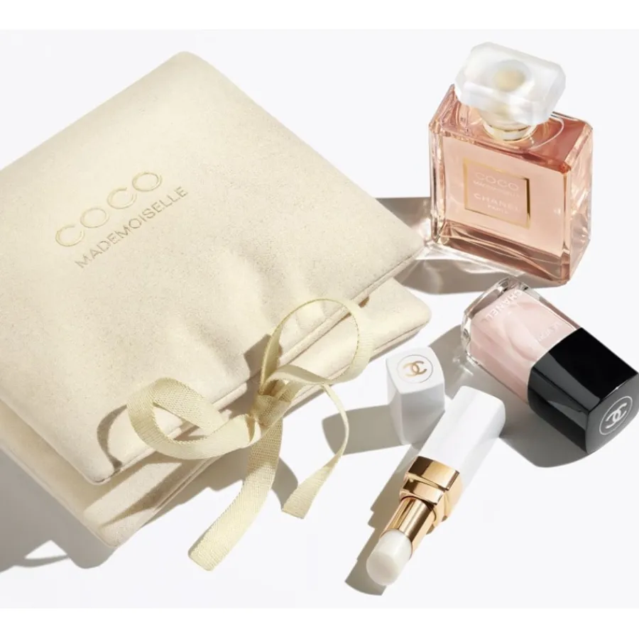 CHANEL Eau De Parfum^COCO MADEMOISELLE COCO MADEMOISELLE SET Das Set für einen natürlichen Look: Eau de Parfum 50 ml, Rouge Coco Baume Dreamy White, Le Vernis Ballerina von