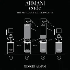 Armani Beliebtes Parfum^Code Homme Eau de Toilette Spray - nachfüllbar von
